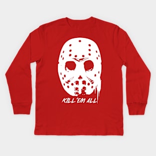 Friday the 13th : Kill'em All Kids Long Sleeve T-Shirt